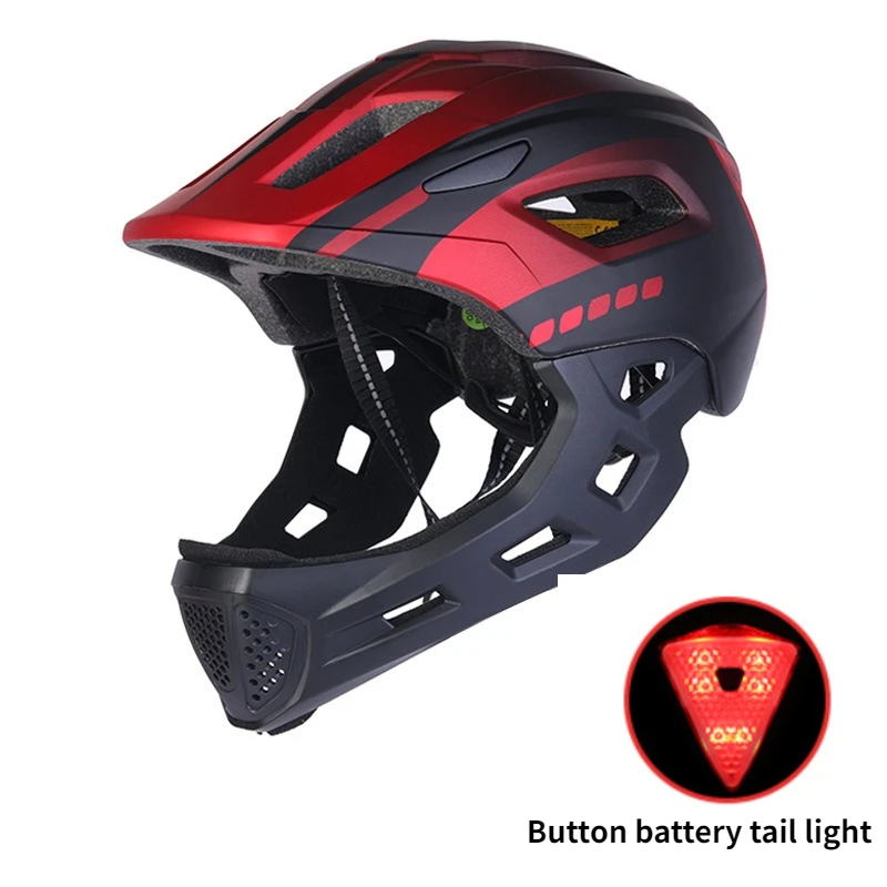 Children's Bicycle Helmet High Quality Full Face Detachable Outdoor Sports Skateboard Roller Skating Riding Helmets Capacete
Children's Bicycle Helmet High Quality Full Face Detachable Outdoor Sports Skateboard Roller Skating Riding Helmets Capacete