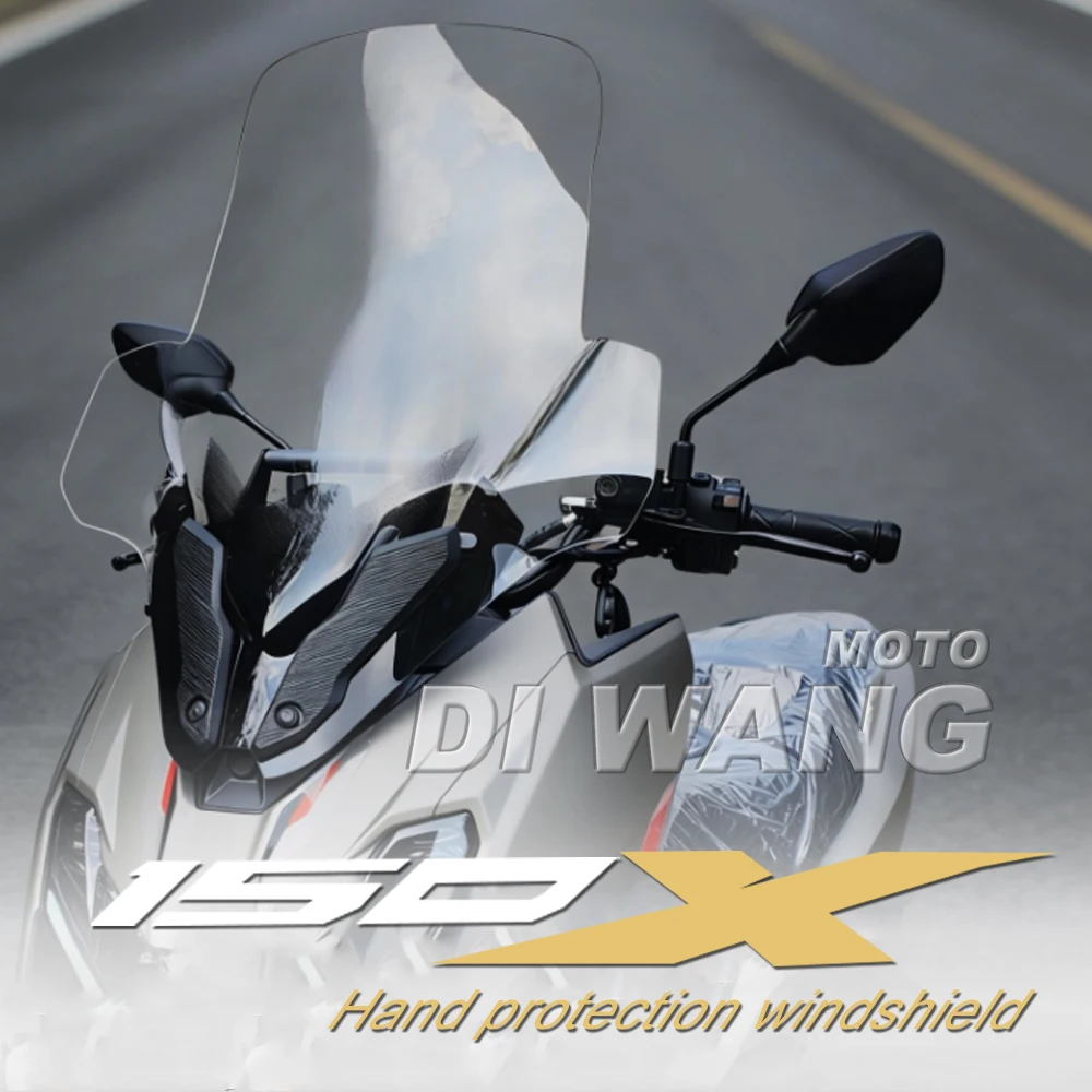 For ZONTES 150 X 150X 2026 Hand Protection Windshield Modified Front Windshield Motorcycle Modified Accessories