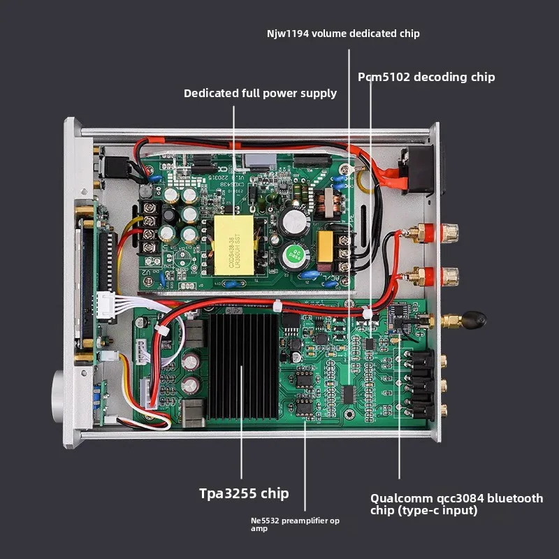 2024 new x30z tpa3255 high-power hi-fi professional audiophile digital amplifier with bluetooth 5.4 for home use
2024 new x30z tpa3255 high-power hi-fi professional audiophile digital amplifier with bluetooth 5.4 for home use