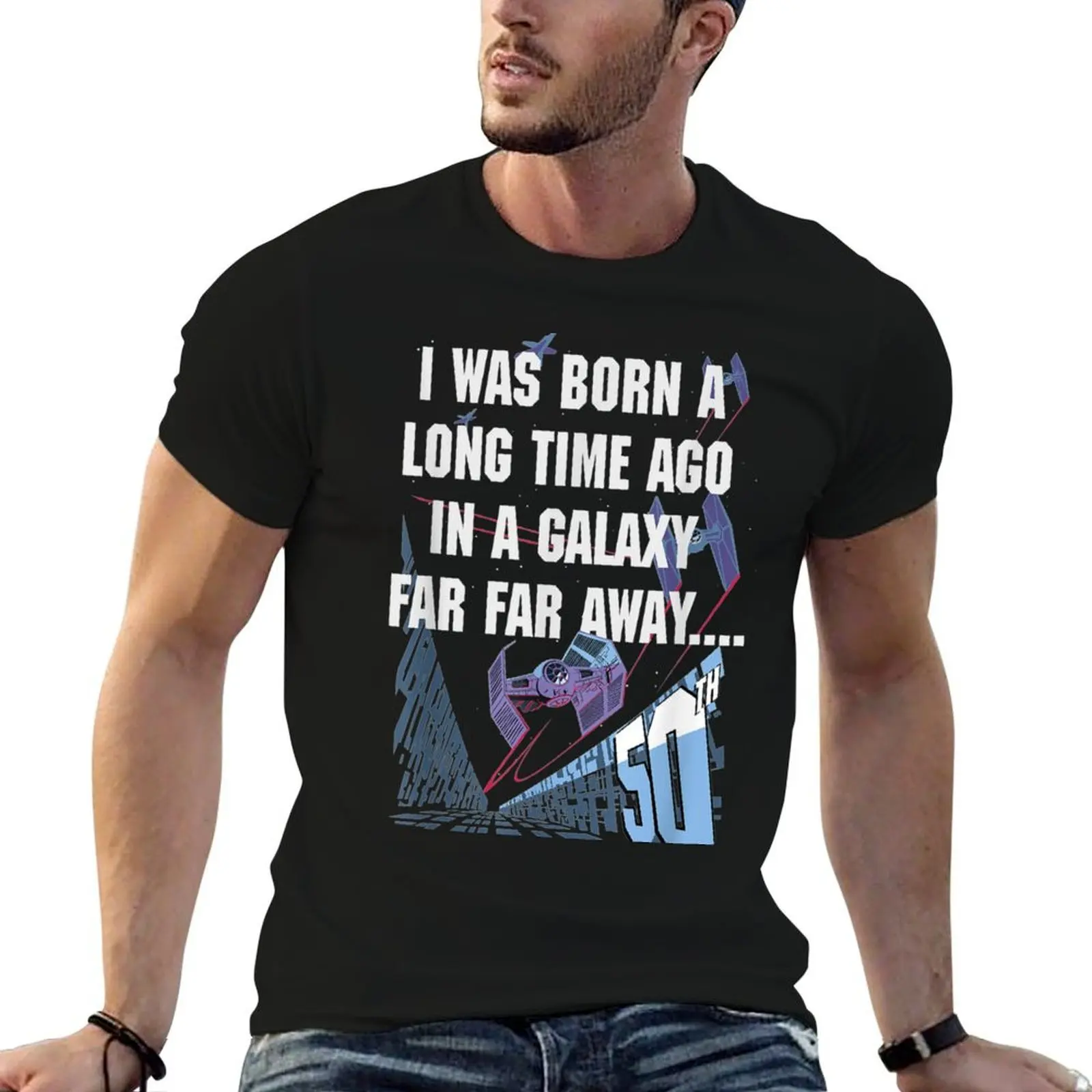 I Was Born A Long Time Ago 50Th Birthday Portrait T-Shirt cotton t shirt man t shirts cotton 100% T-Shirt
I Was Born A Long Time Ago 50Th Birthday Portrait T-Shirt cotton t shirt man t shirts cotton 100% T-Shirt