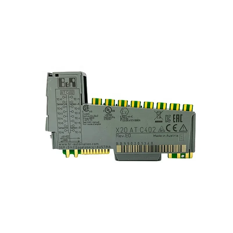 B R 100% оригинальный новый продавец золота X20ATC402 6-входные термопары для встроенной компенсации температуры клемм
B R 100% оригинальный новый продавец золота X20ATC402 6-входные термопары для встроенной компенсации температуры клемм