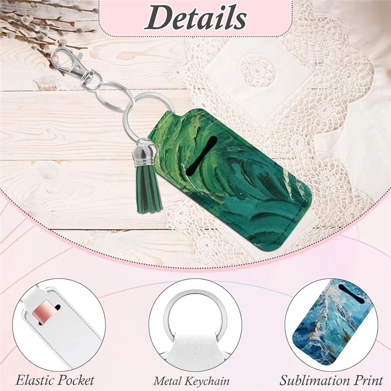 SYW-60Pcs Sublimation Chapstick-Holder Blanks, Bulk Neoprene Lip Balm Holder Keychain, DIY Sublimation Blanks
SYW-60Pcs Sublimation Chapstick-Holder Blanks, Bulk Neoprene Lip Balm Holder Keychain, DIY Sublimation Blanks