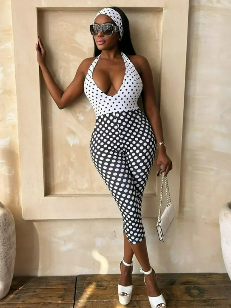 Женский комбинезон FDYOUI с воротником-халтер, черно-белый в горошек, летний, сексуальный, шикарный, без рукавов, с открытой спиной, уличный стиль, коллекция 2026
Женский комбинезон FDYOUI с воротником-халтер, черно-белый в горошек, летний, сексуальный, шикарный, без рукавов, с открытой спиной, уличный стиль, коллекция 2026