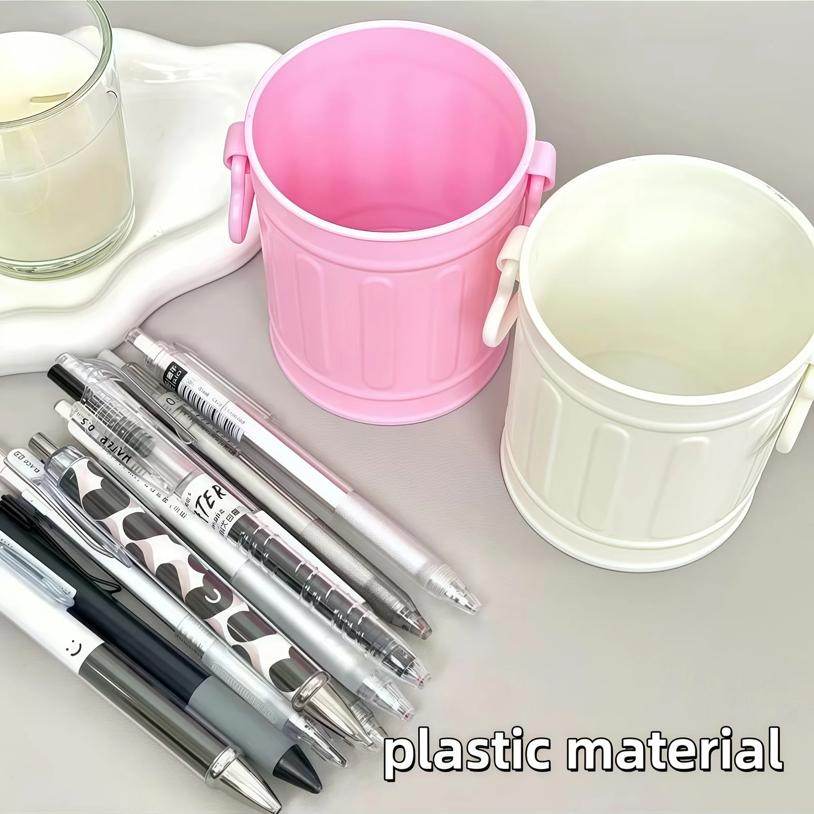 Large Mouth Desktop Pen Organizer, Cute Stationery Storage Box, Versatile Makeup Brush Holder & Office Desk Accessory
Large Mouth Desktop Pen Organizer, Cute Stationery Storage Box, Versatile Makeup Brush Holder & Office Desk Accessory