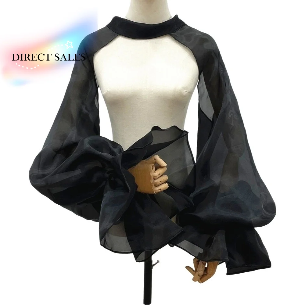 Elegant Puffy Bridal Sleeves Transparent Long Sleeve Evening Prom Cape Detachable Sleeves Ruffles Arm Covers Bridal Accessories
Elegant Puffy Bridal Sleeves Transparent Long Sleeve Evening Prom Cape Detachable Sleeves Ruffles Arm Covers Bridal Accessories