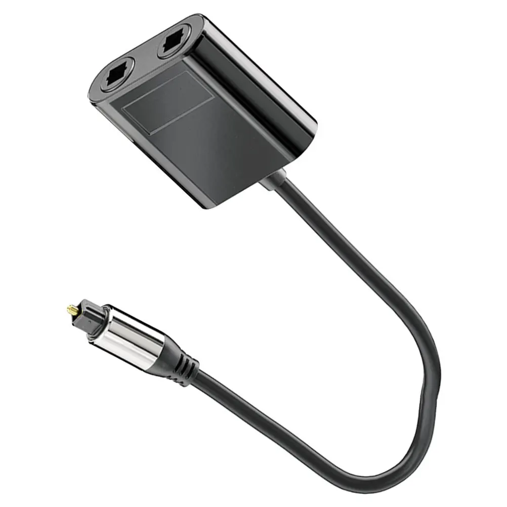 Audio 1-In-2 Out Optical Fiber Splitter For Digital Audio Portable Connector Replacement Optical Splitter
Audio 1-In-2 Out Optical Fiber Splitter For Digital Audio Portable Connector Replacement Optical Splitter