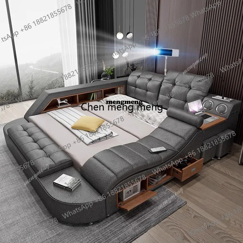 Роскошная кровать Queen-size с электроприводом, японским татами и обивкой, прикроватные тумбочки, мебель для спальни King-size, мебель для дома
Роскошная кровать Queen-size с электроприводом, японским татами и обивкой, прикроватные тумбочки, мебель для спальни King-size, мебель для дома