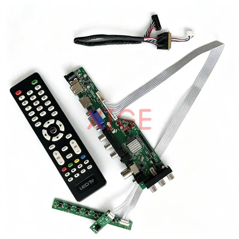 For LTN101NT02 HT101WSB N101LGE N101L6 Controller Drive Board Kit Laptop Panel 1024x600 1024*600 LVDS-40 Pin DVB/USB/AV/VGA/HDMI
For LTN101NT02 HT101WSB N101LGE N101L6 Controller Drive Board Kit Laptop Panel 1024x600 1024*600 LVDS-40 Pin DVB/USB/AV/VGA/HDMI