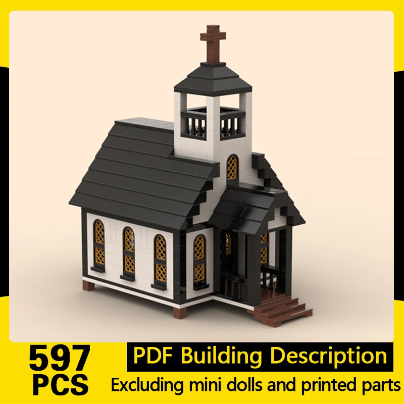 Medieval Castle Model MOC Building Bricks Small Western Church Modular Technology Gifts Holiday Assemble Children Toys Suit
Medieval Castle Model MOC Building Bricks Small Western Church Modular Technology Gifts Holiday Assemble Children Toys Suit