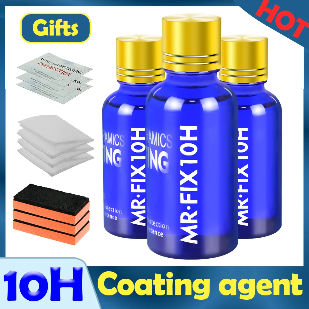 3PCS 10H Ceramic Coating Polishing Wax Super Hydrophobic Paint Care Durability Anti-Corrosion Plated Crystal Car Liquid Glass
3PCS 10H Ceramic Coating Polishing Wax Super Hydrophobic Paint Care Durability Anti-Corrosion Plated Crystal Car Liquid Glass