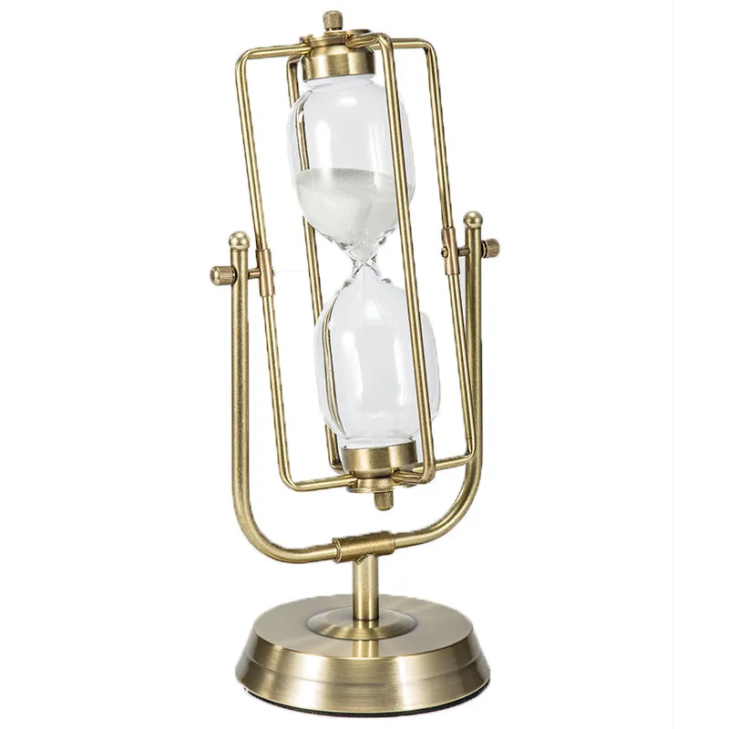 WW manufacturers wholesale zinc alloy hourglass, creative home decoration 45 minutes timing living room TV cabinet study
WW manufacturers wholesale zinc alloy hourglass, creative home decoration 45 minutes timing living room TV cabinet study