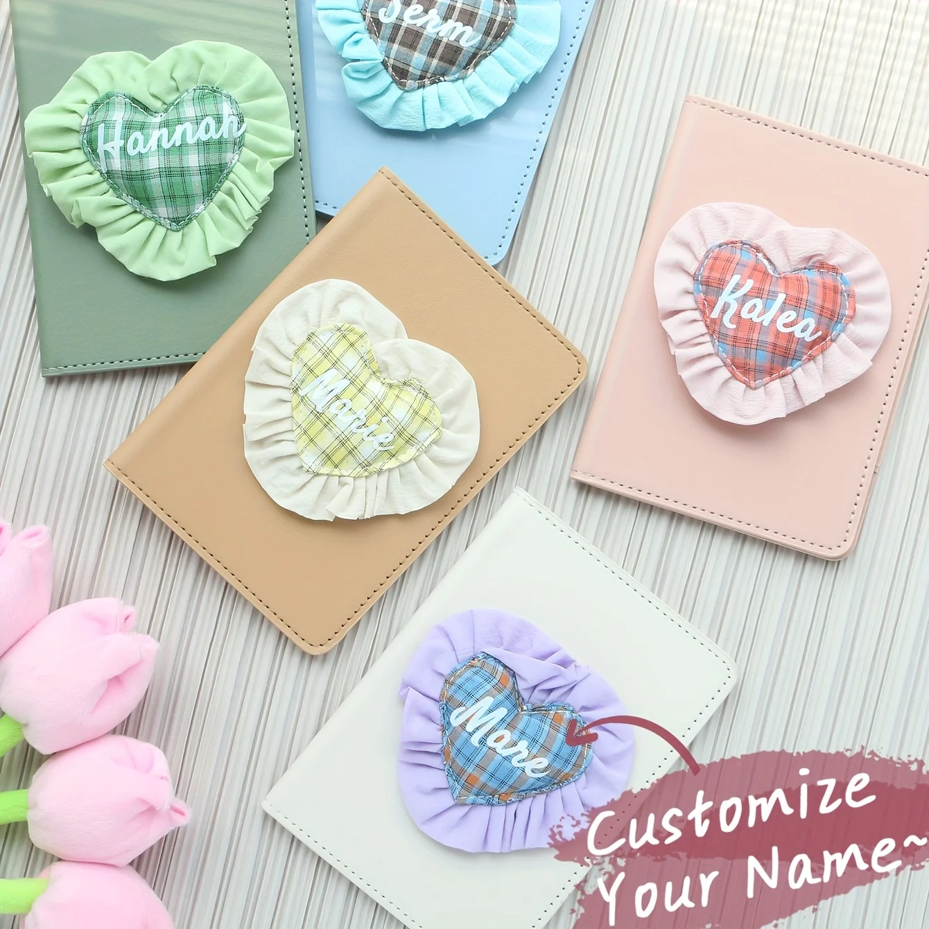 Custom Name Plaid Heart Passport Cover Cute 3D Heart Pu Leather Passport Holder for Girls Personalized Name Kids' Travel Gift
Custom Name Plaid Heart Passport Cover Cute 3D Heart Pu Leather Passport Holder for Girls Personalized Name Kids' Travel Gift