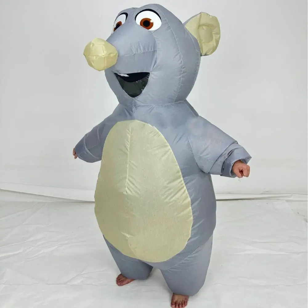 Cartoon Inflatable Mouse Costume Full Body Jumpsuit Funny Cosplay Mouse Costume Detachable Fan Waterproof Halloween Costume
Cartoon Inflatable Mouse Costume Full Body Jumpsuit Funny Cosplay Mouse Costume Detachable Fan Waterproof Halloween Costume