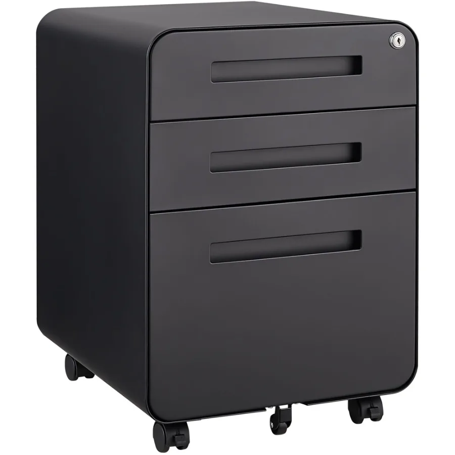 3 Drawer Mobile File Cabinet Under Desk Office Simple Style Versatile Storage Cabinet for Legal Letter A4 Files 5 Wheel Design
3 Drawer Mobile File Cabinet Under Desk Office Simple Style Versatile Storage Cabinet for Legal Letter A4 Files 5 Wheel Design