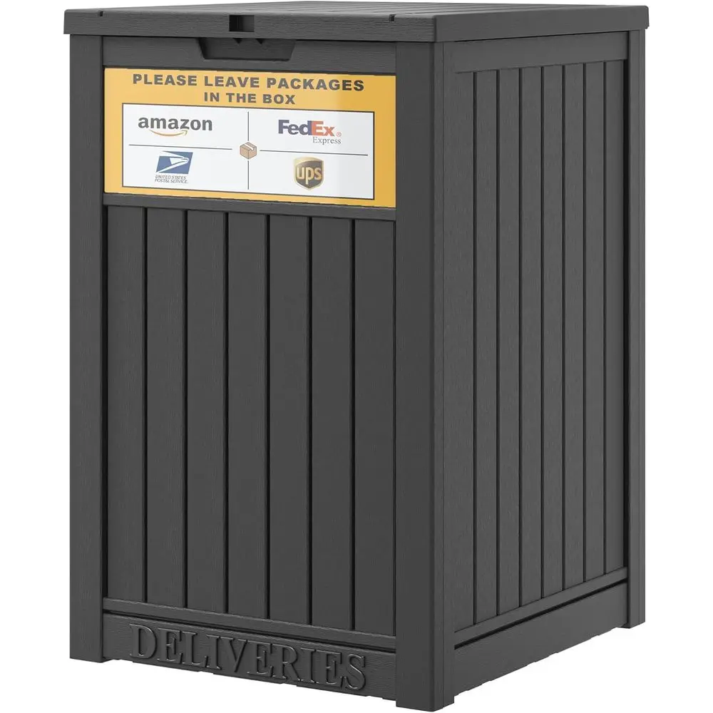 48 Gallon Lockable Outdoor Double Wall Resin Storage Box for Package Delivery
48 Gallon Lockable Outdoor Double Wall Resin Storage Box for Package Delivery
