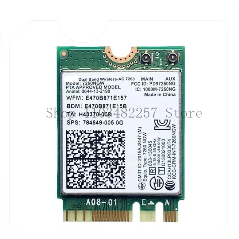 WYORESY Suitable for Acer n18q13 Wireless-AC 802.11ac 867Mbps WiFi Bluetooth BT 4.0 wireless WLAN m. 2x2 NGF card
WYORESY Suitable for Acer n18q13 Wireless-AC 802.11ac 867Mbps WiFi Bluetooth BT 4.0 wireless WLAN m. 2x2 NGF card