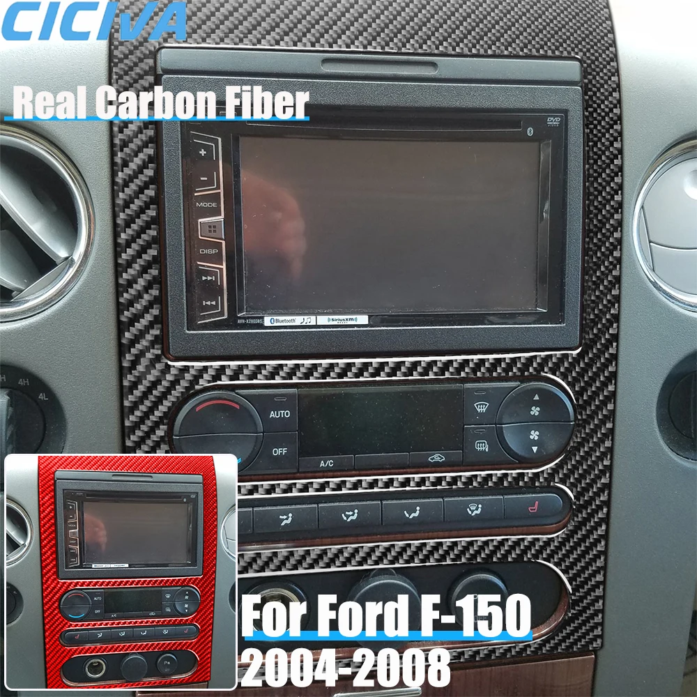 Real Carbon Fiber Car Accessories Center Climate Control Trim Cover Soft Sticker For Ford F150 FX4 2004 2005 2006 2007 2008
Real Carbon Fiber Car Accessories Center Climate Control Trim Cover Soft Sticker For Ford F150 FX4 2004 2005 2006 2007 2008