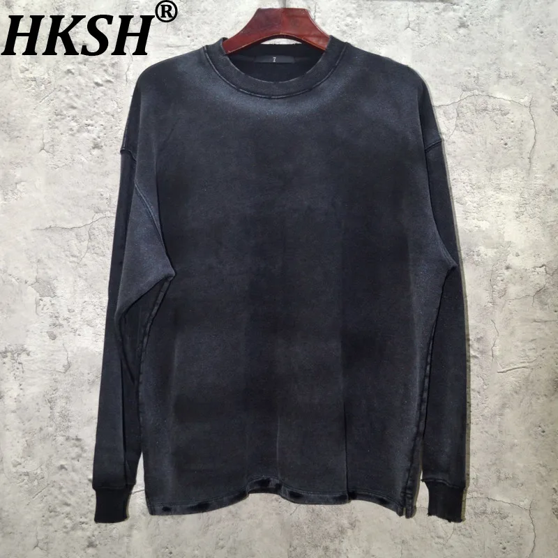 HKSH Spring Autumn New Men Tide Dark Washed Vintage Loose Oversized Ripped Thick Hoodies Long Sleeved Split Hem Pullover HK17962
HKSH Spring Autumn New Men Tide Dark Washed Vintage Loose Oversized Ripped Thick Hoodies Long Sleeved Split Hem Pullover HK17962