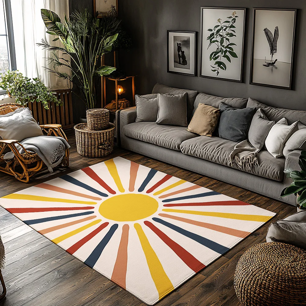 Коврики в стиле бохо, современные абстрактные коврики, нескользящий домашний напольный коврик с геометрическим узором, декор для гостиной, домашний акцентный ковер
Коврики в стиле бохо, современные абстрактные коврики, нескользящий домашний напольный коврик с геометрическим узором, декор для гостиной, домашний акцентный ковер