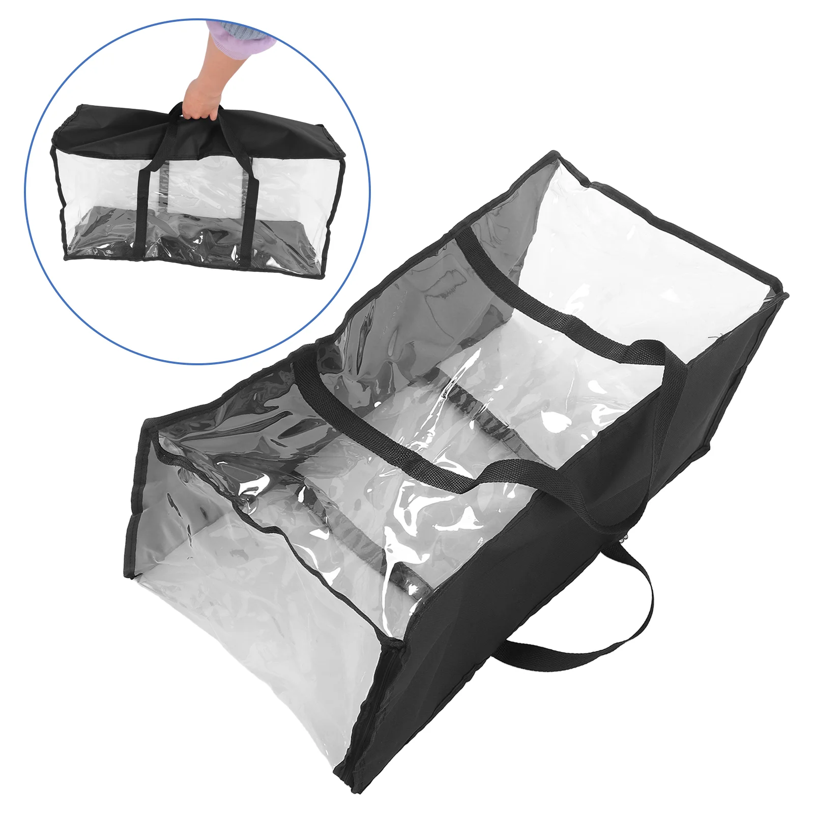 Clear Book Storage Bag Handheld Book Bag Large Capacity Storage Bag For School Reusable Transparent Book Bag Book Storage Case
Clear Book Storage Bag Handheld Book Bag Large Capacity Storage Bag For School Reusable Transparent Book Bag Book Storage Case