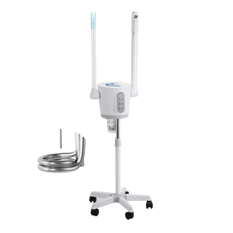 2 in 1 Hot And Cold Face Steamer For Salon Sauna Vapor Professional Vaporizer Ozone Facial Steamer
2 in 1 Hot And Cold Face Steamer For Salon Sauna Vapor Professional Vaporizer Ozone Facial Steamer