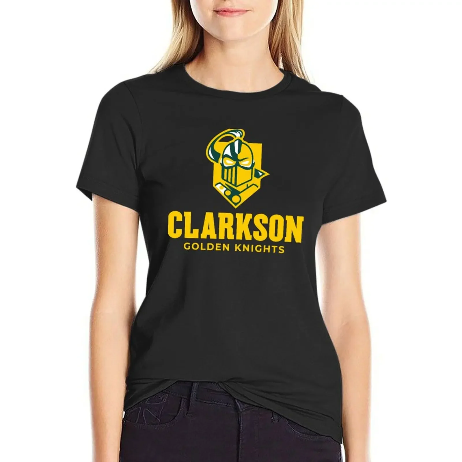 Clarkson Golden Knights T-Shirt new edition female korean fashion vintage clothes T-shirts for Women
Clarkson Golden Knights T-Shirt new edition female korean fashion vintage clothes T-shirts for Women