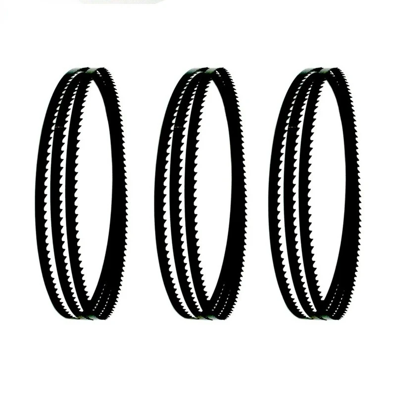 1510x6.35mm Bandsaw Blades 3 4 6 10 14 TPI 59-1/2" Sk5 Carbon Band Saw Blades Woodworking Tools 3pcs
1510x6.35mm Bandsaw Blades 3 4 6 10 14 TPI 59-1/2" Sk5 Carbon Band Saw Blades Woodworking Tools 3pcs