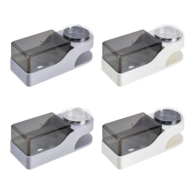 Wall Mounted Toilet Paper Holder with Shelf Ashtray Tissue Box Cigarette Holder for Bathroom Hotel Compartment No Drill
Wall Mounted Toilet Paper Holder with Shelf Ashtray Tissue Box Cigarette Holder for Bathroom Hotel Compartment No Drill