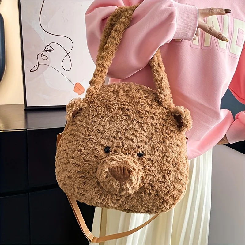 Bear Plush Bag Fluffy Plushie Toy Cute Cartoon Plush Backpack Shoulder Bags Bear Doll Crossbody Messenger Birthday Gifts
Bear Plush Bag Fluffy Plushie Toy Cute Cartoon Plush Backpack Shoulder Bags Bear Doll Crossbody Messenger Birthday Gifts