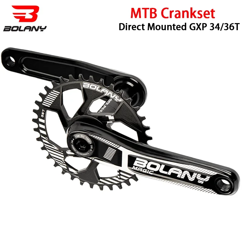 BOLANY MTB Bicycle Crank 34T/36T Mountain Bike Chainring 170mm Direct Mounted Chainring Aluminum Alloy With Bottom
BOLANY MTB Bicycle Crank 34T/36T Mountain Bike Chainring 170mm Direct Mounted Chainring Aluminum Alloy With Bottom