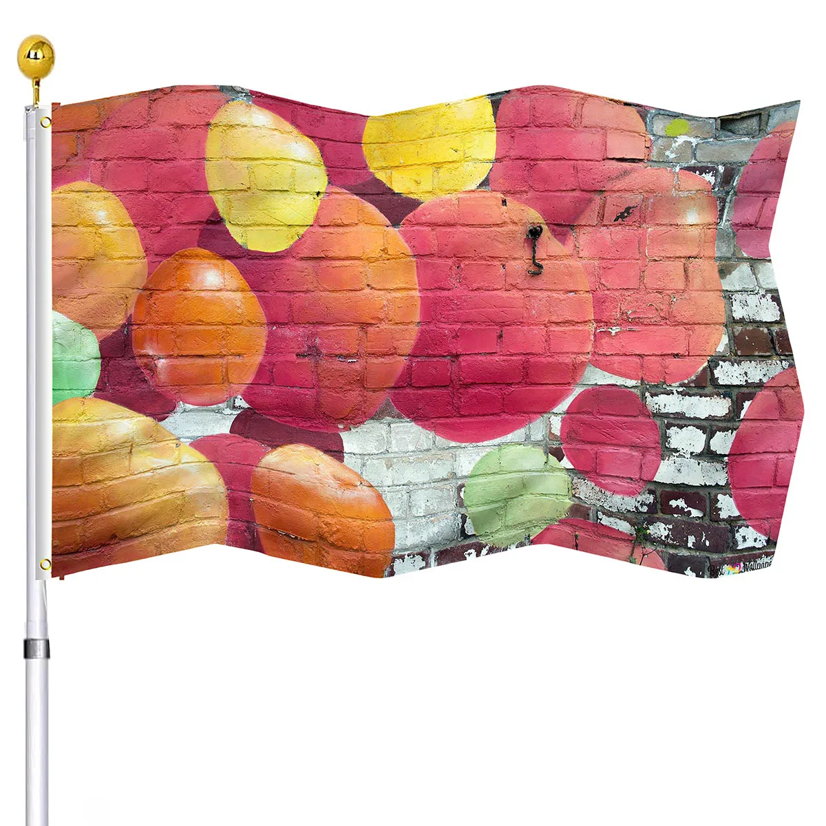 Painted Balloons Flag Brown Stone Interior Room Brick Wall Flags Banners with Brass Grommets Indoor Outdoor Decor for Women Men
Painted Balloons Flag Brown Stone Interior Room Brick Wall Flags Banners with Brass Grommets Indoor Outdoor Decor for Women Men