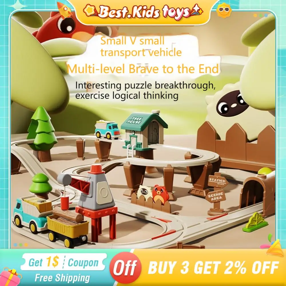 Electric Train Forest City Track Set Children's Assembly Circular Interchange Track Transport Car Kids Toys Educational Gift
Electric Train Forest City Track Set Children's Assembly Circular Interchange Track Transport Car Kids Toys Educational Gift