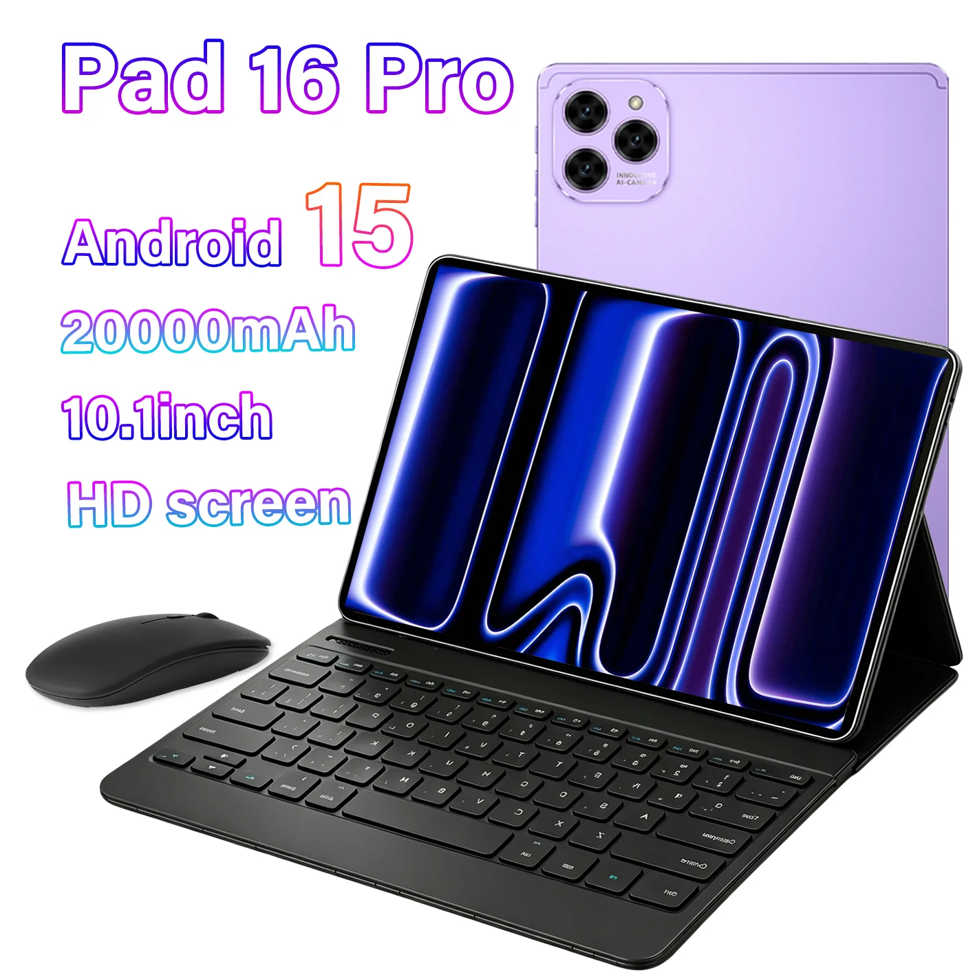 2026 New Tablet PC Pad 16 Pro 10.1" HD Android 22GB RAM 20000mAh Long Battery Dual SIM Global Version Gaming Tablet
2026 New Tablet PC Pad 16 Pro 10.1" HD Android 22GB RAM 20000mAh Long Battery Dual SIM Global Version Gaming Tablet