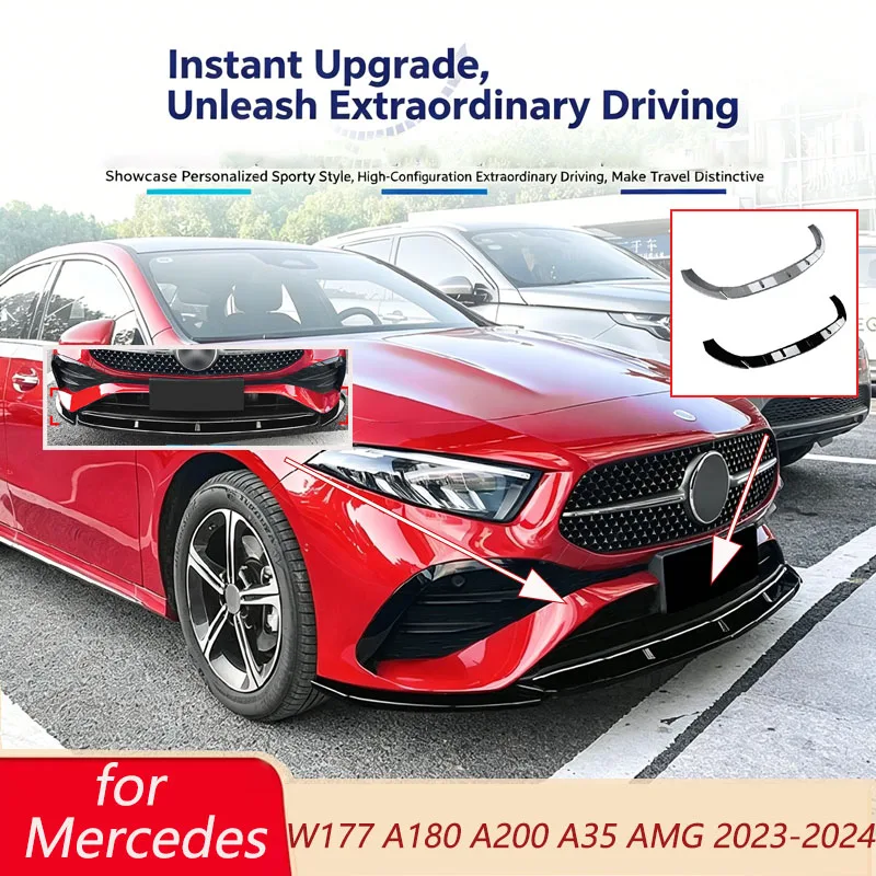 Car Front Bumpe for Mercedes Benz W177 A180 A200 A35 AMG 2023-2024 Lower Splitter Diffuser Guard Protector Cover Body Kit Parts
Car Front Bumpe for Mercedes Benz W177 A180 A200 A35 AMG 2023-2024 Lower Splitter Diffuser Guard Protector Cover Body Kit Parts