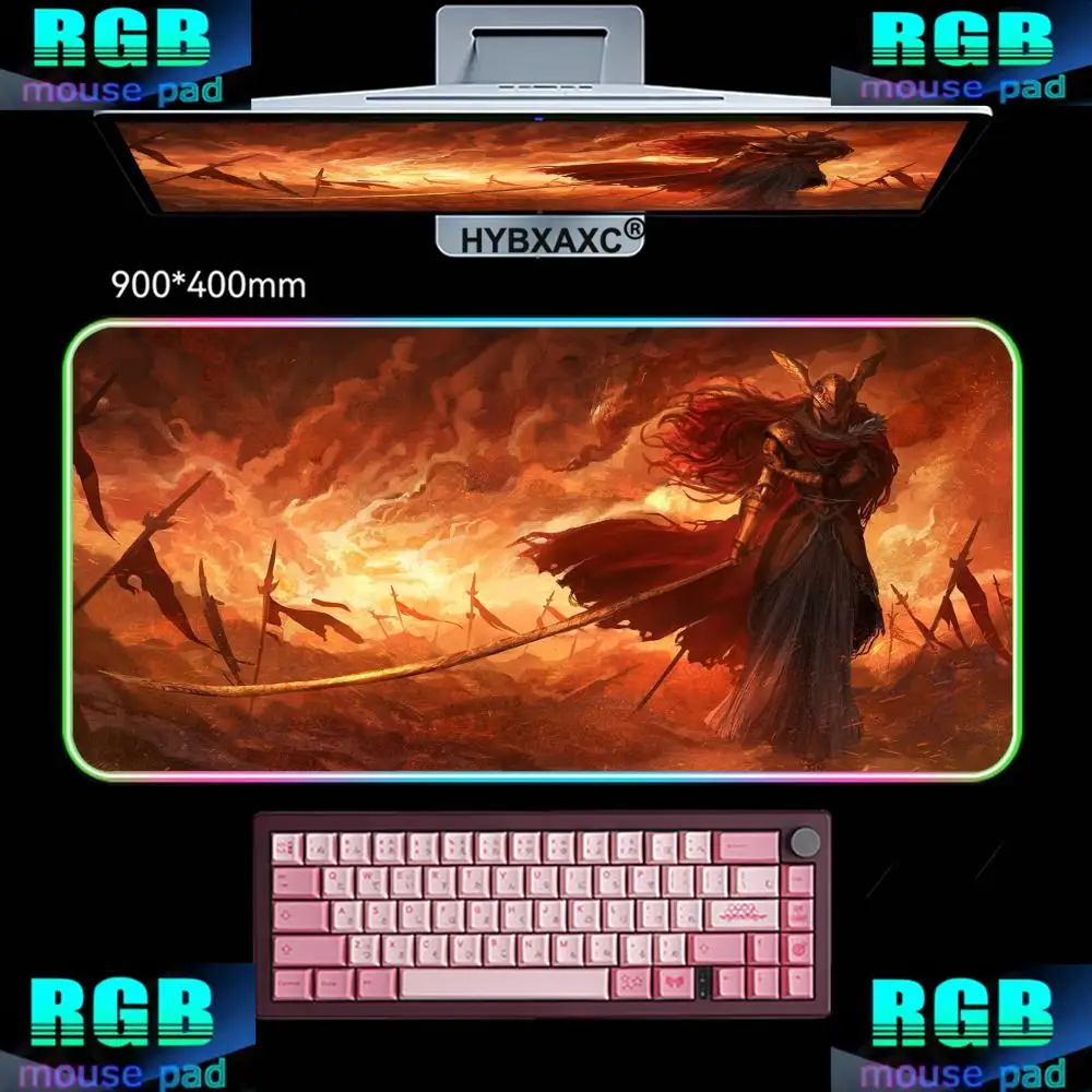 Gaming Mouse Pad RGB Deskmat Anime Pc Accessories Mousepad E-Eldens R-Ring Mat 900x400 Gamer Large Desktop Extended Desk Carpet
Gaming Mouse Pad RGB Deskmat Anime Pc Accessories Mousepad E-Eldens R-Ring Mat 900x400 Gamer Large Desktop Extended Desk Carpet