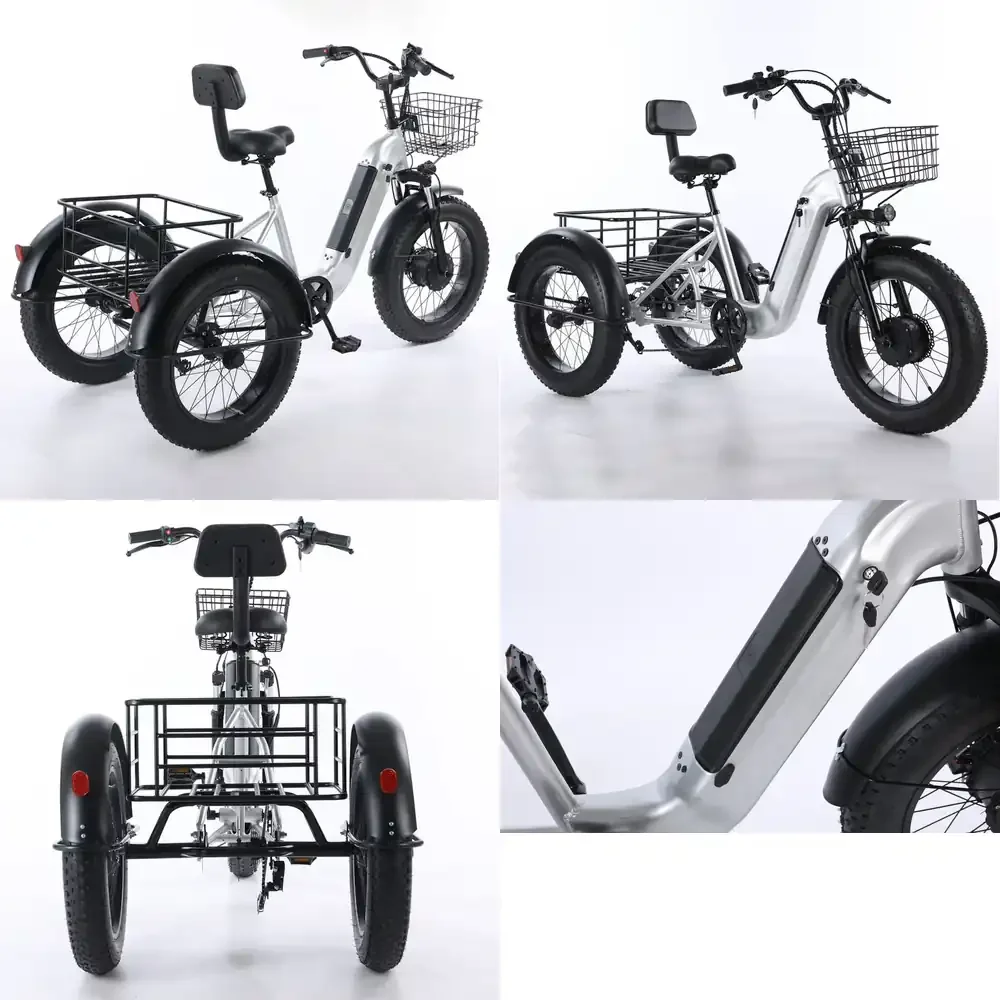 Electric Cargo Bike 20*4 Inch Rear Motor 350W 48V 500W Tire Bike Electric Bike 3 Wheel Electric Tricycle
Electric Cargo Bike 20*4 Inch Rear Motor 350W 48V 500W Tire Bike Electric Bike 3 Wheel Electric Tricycle