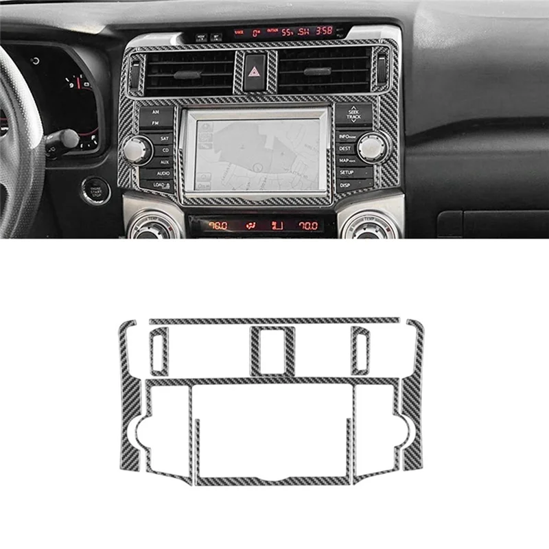 High Quality Carbon Fiber For Toyota 4Runner 2010-2020 Center Console Navigation Panel Trim Cover Interior Accessories
High Quality Carbon Fiber For Toyota 4Runner 2010-2020 Center Console Navigation Panel Trim Cover Interior Accessories