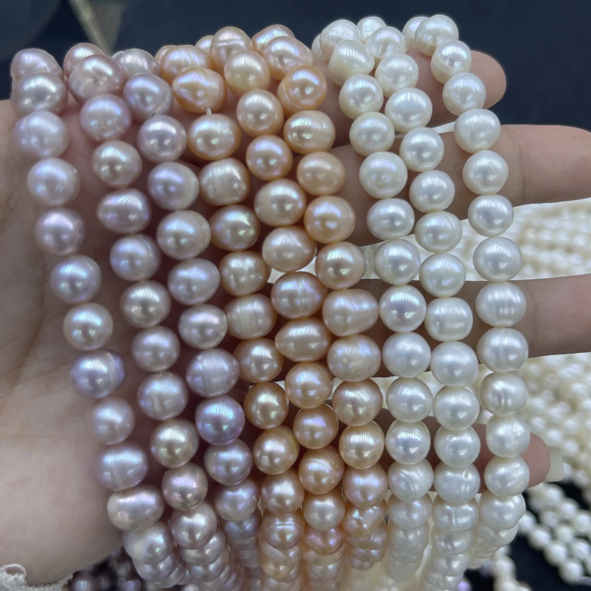 7-8mm Natural Freshwater 100%Pearls AAA Purple Orange Nearround Pearls Loose Beads for Jewelry Making DIY Necklaces Accessories
7-8mm Natural Freshwater 100%Pearls AAA Purple Orange Nearround Pearls Loose Beads for Jewelry Making DIY Necklaces Accessories