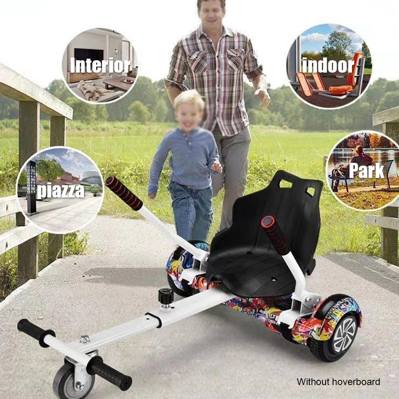 【New】Seat Attachment for All 6”-10”Hover Board Attachment Go Kart Balancing Scooters Accessories with Hand-Operated Rear Wheel
【New】Seat Attachment for All 6”-10”Hover Board Attachment Go Kart Balancing Scooters Accessories with Hand-Operated Rear Wheel