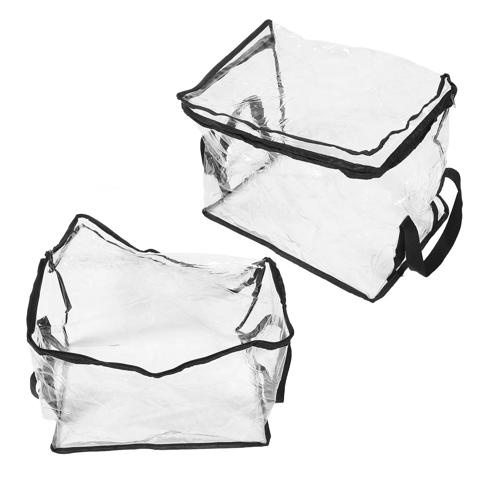 2Pcs Clear Transparent Book Organizer Box PVC Storage Bag Lid Lifting Handle Collapsible Document Case for School Study
2Pcs Clear Transparent Book Organizer Box PVC Storage Bag Lid Lifting Handle Collapsible Document Case for School Study