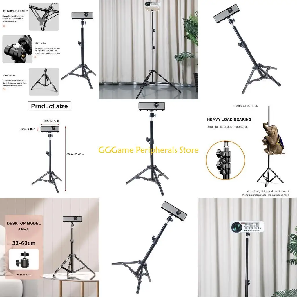 U55B Projector Tripod Stand For Projectors And Cameras With Adjustable Height And 360 Degree Swiveling Capability
U55B Projector Tripod Stand For Projectors And Cameras With Adjustable Height And 360 Degree Swiveling Capability