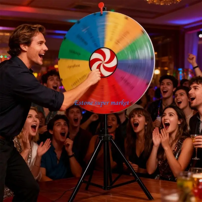 090B Multiple Part Prize Spinner Set Physical Tap Ceases Commercial Grade PVC Face Consistent Structure For Crowd Contests
090B Multiple Part Prize Spinner Set Physical Tap Ceases Commercial Grade PVC Face Consistent Structure For Crowd Contests