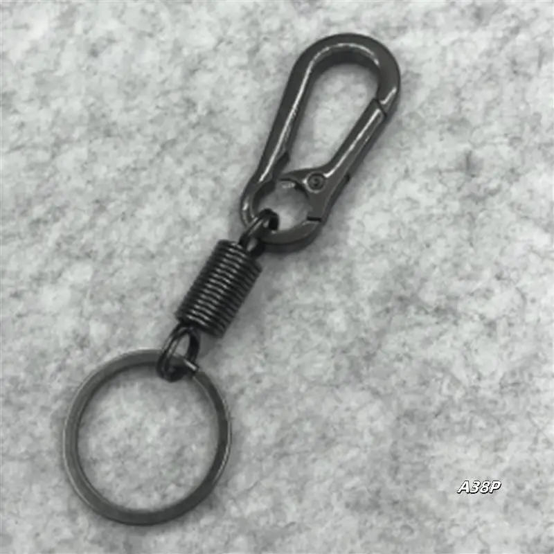 20X Sturdy Carabiner Key Chain Key Ring Polished Key Chain Spring Key Chain Business Waist Key Chain, Black 
20X Sturdy Carabiner Key Chain Key Ring Polished Key Chain Spring Key Chain Business Waist Key Chain, Black