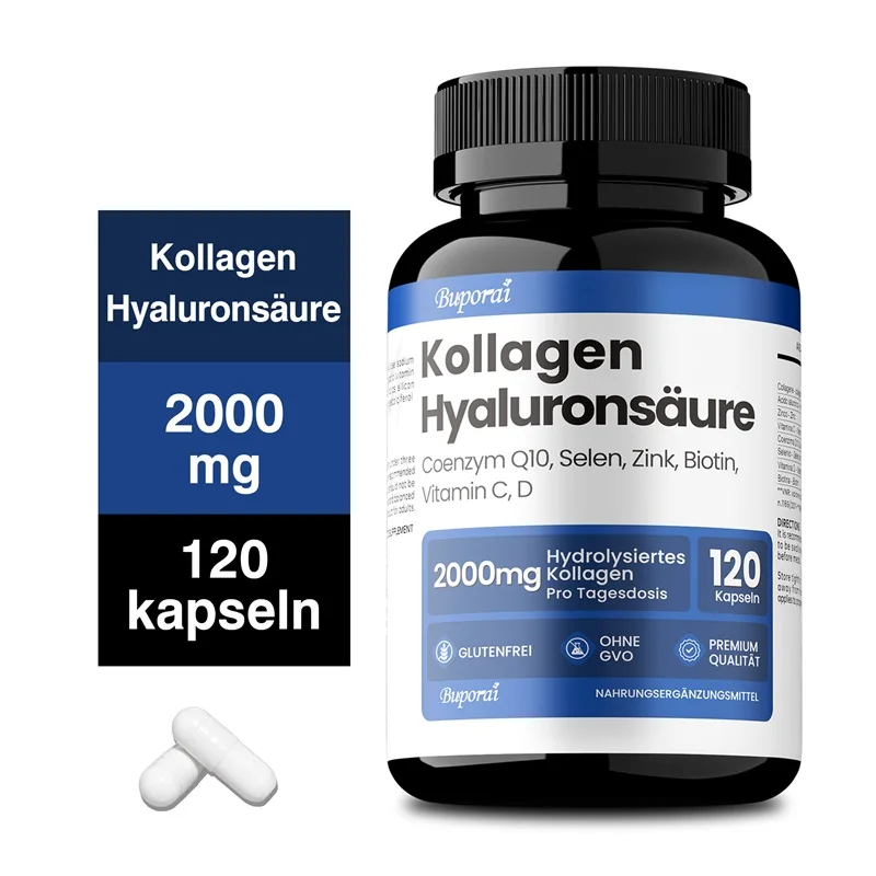 Powerful Hydrolyzed Collagen Capsules - Beneficial for Hair, Skin and Joint Health, Promotes Collagen Production, Anti-aging
Powerful Hydrolyzed Collagen Capsules - Beneficial for Hair, Skin and Joint Health, Promotes Collagen Production, Anti-aging