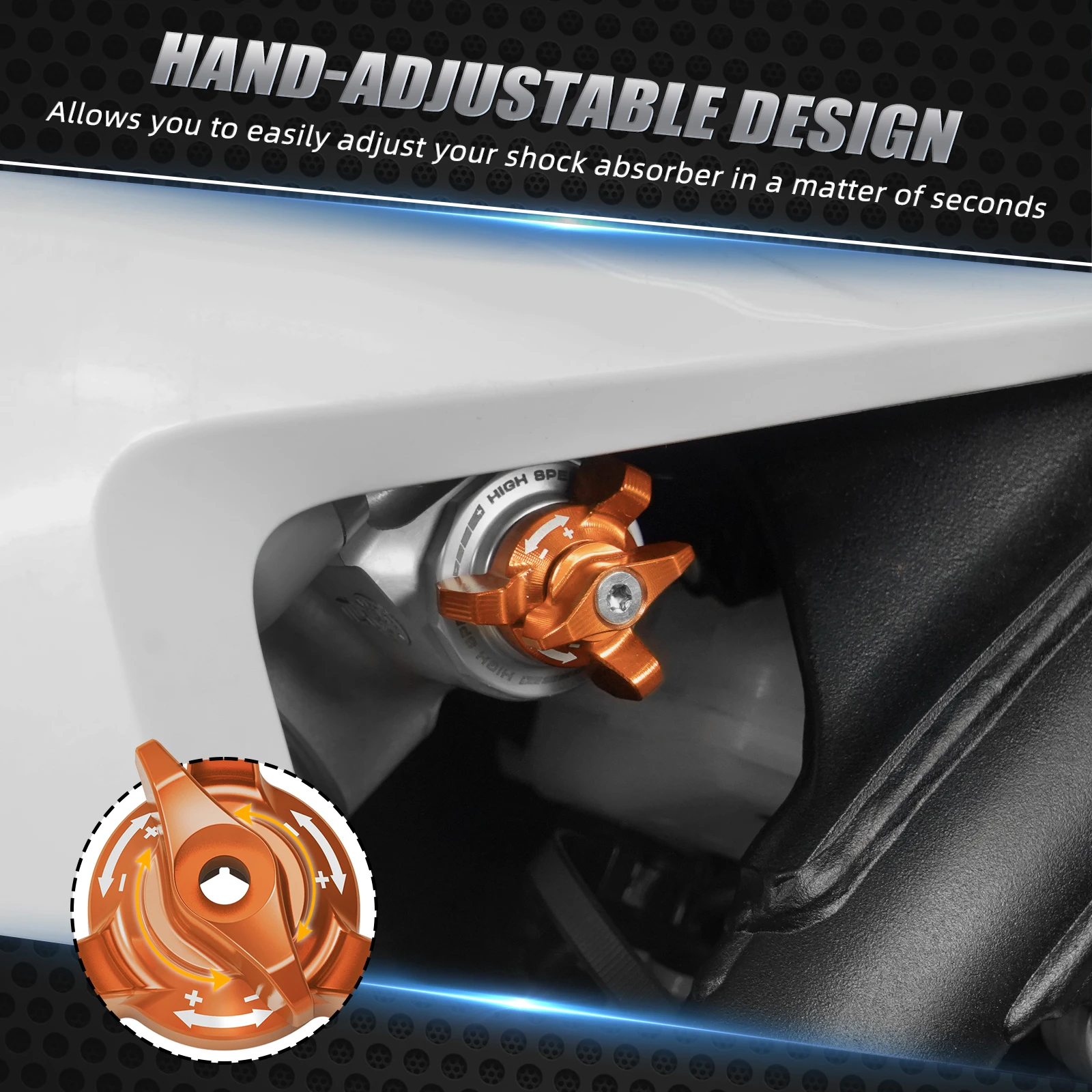 For KTM EXC 300 EXC 250 EXCF 350 SXF 450 2024-2025 Rear Shock Absorber Adjuster For Husqvarna TE 300 FE 450 For GasGas EC 300
For KTM EXC 300 EXC 250 EXCF 350 SXF 450 2024-2025 Rear Shock Absorber Adjuster For Husqvarna TE 300 FE 450 For GasGas EC 300