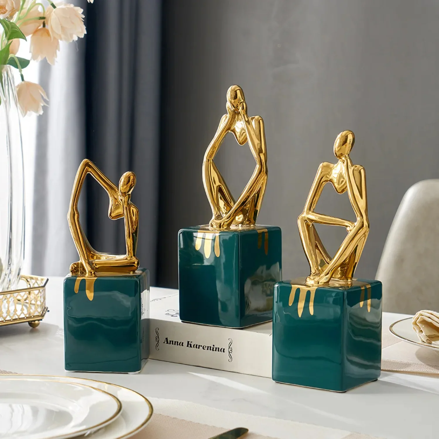 Nordic Luxury Home Accessories Abstract Thinking Character Sculpture Abstract Living Room Decoration Modern Home Decoration Gift
Nordic Luxury Home Accessories Abstract Thinking Character Sculpture Abstract Living Room Decoration Modern Home Decoration Gift