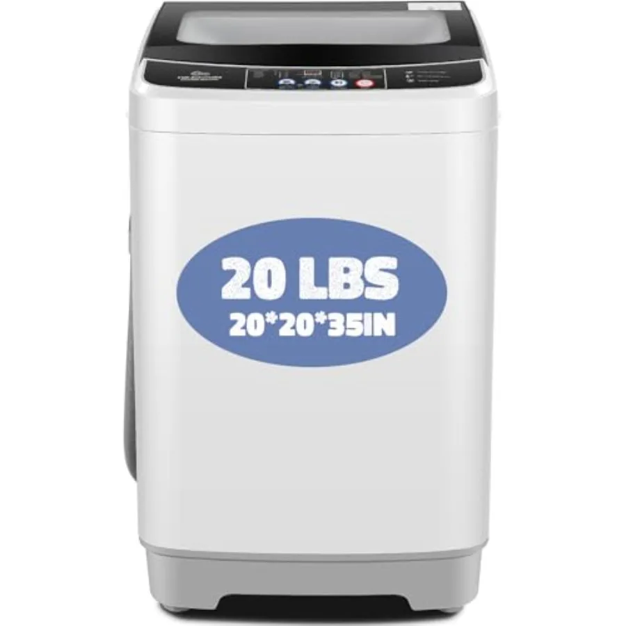 Портативная стиральная машина, вместимость 20 фунтов, полностью автоматическая портативная стиральная машина со сливным насосом, комбинированная стиральная и сушильная машина 2,8 куб. футов с 10 P
Портативная стиральная машина, вместимость 20 фунтов, полностью автоматическая портативная стиральная машина со сливным насосом, комбинированная стиральная и сушильная машина 2,8 куб. футов с 10 P