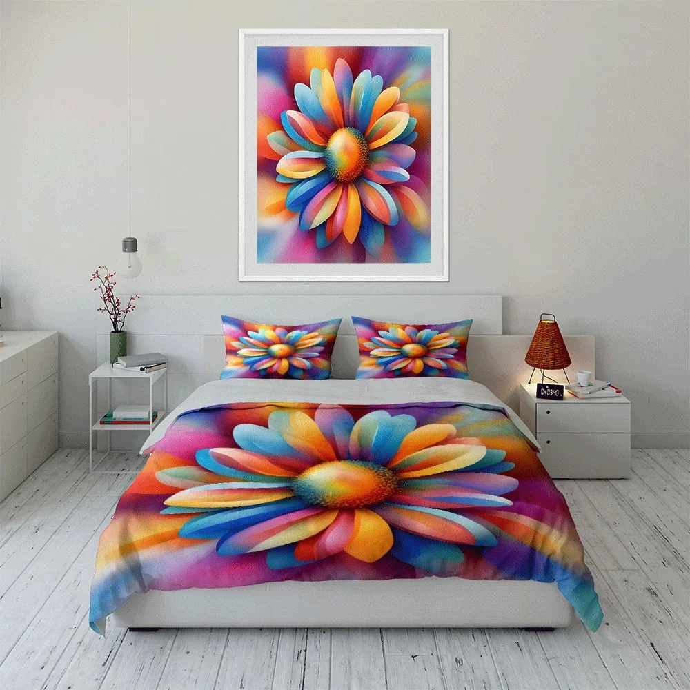 Colorful Floral Three-Piece Set Decoration Exquisite three-piece bedding set gift for kids and adults
Colorful Floral Three-Piece Set Decoration Exquisite three-piece bedding set gift for kids and adults