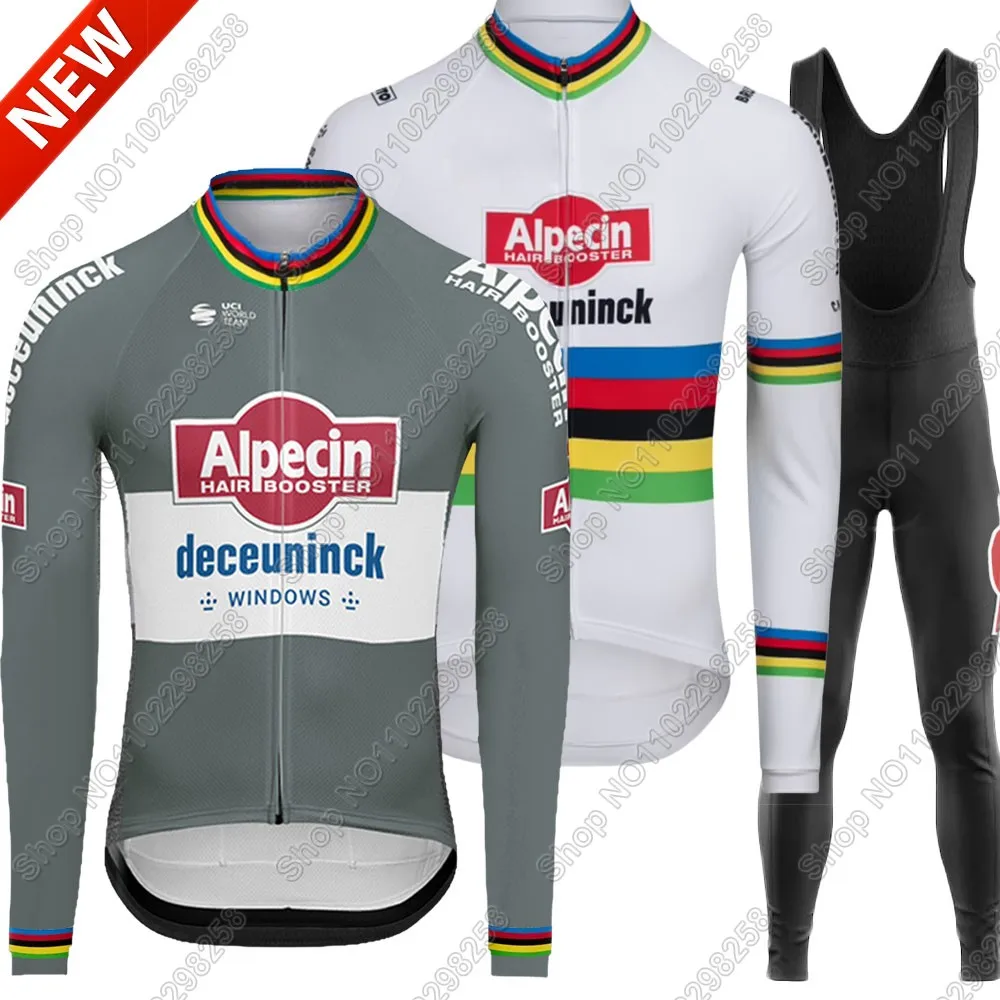 Alpecin Deceuninck World Champion 2025 комплект велосипедного трикотажа, костюм, мужские брюки с длинными рукавами для горного велосипеда, шоссейные брюки, нагрудник Ropa Ciclismo
Alpecin Deceuninck World Champion 2025 комплект велосипедного трикотажа, костюм, мужские брюки с длинными рукавами для горного велосипеда, шоссейные брюки, нагрудник Ropa Ciclismo