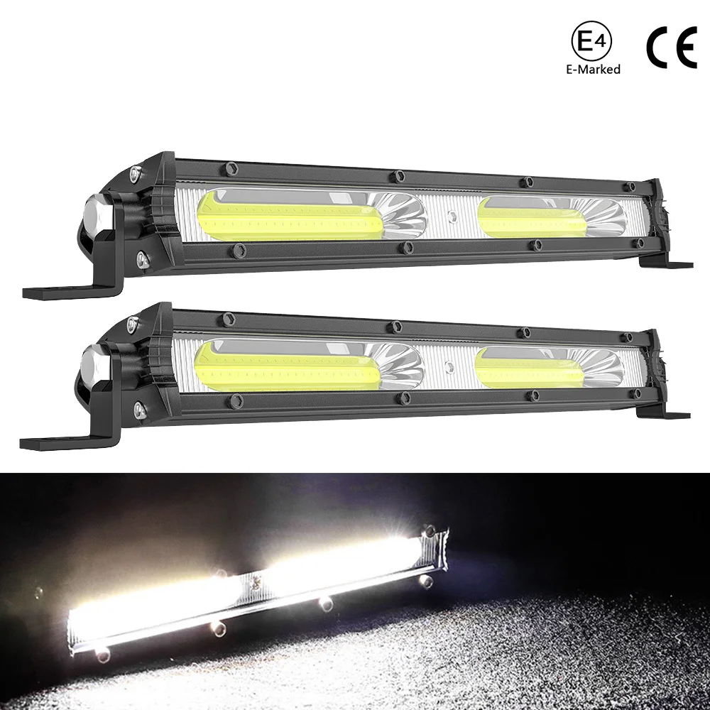 18W COB 6000K Car LED Work Light Bar 12V LED Super Bright Spotlight Work Light Bar 4x4 Offroad Truck ATV Tractor Car Accessories
18W COB 6000K Car LED Work Light Bar 12V LED Super Bright Spotlight Work Light Bar 4x4 Offroad Truck ATV Tractor Car Accessories